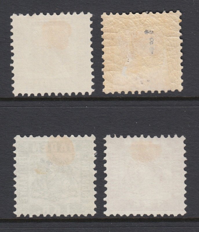 Baden Sc 17, 25, 26, 27 MNG. 1862-68 issues, 4 different, F-VF appearing.