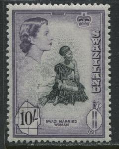 Swaziland  QEII 1956 10/ mint o.g.