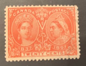 Canada #59 VF USED Jubilee C$250.00