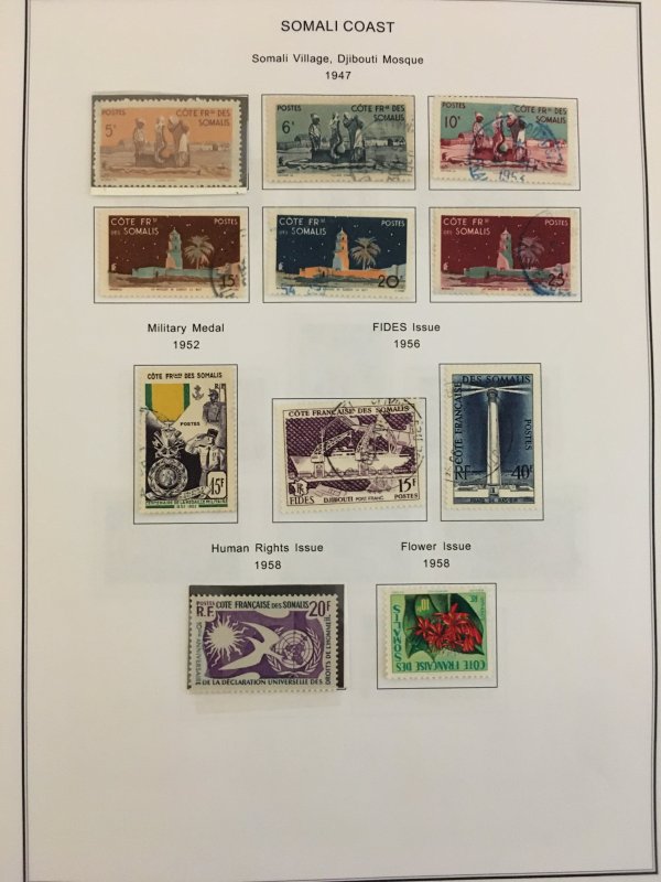 Excellent collection of Somali Coast, very high CV, many MNH