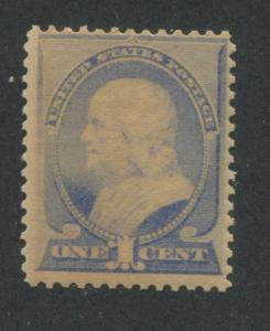 1887 US Stamp #212 1c Mint Never Hinged F/VF Faded Color Catalogue Value $290 