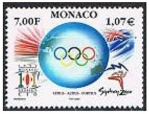 Monaco 2156, hinged. Olympics Sydney-2000.