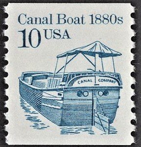 US 2257 MNH VF 10 Cent Canal Boat