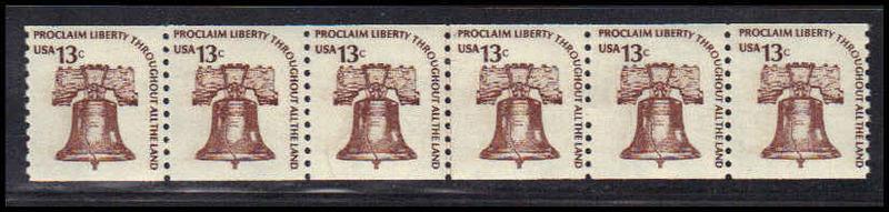 1618 Fine MNH CL Strip of 6 WD2057