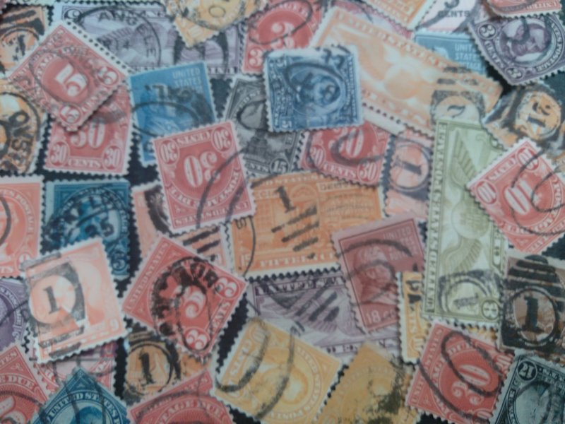 100 Used US XF FANCY CANCEL Stamp Lot All 1920s - 1940s XF Used Collection!