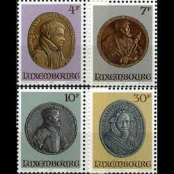 LUXEMBOURG 1985 - Scott# 721-4 portrait Medalss Set of 4 NH