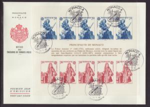 Monaco 1465a Europa Sheetlet 1985 U/A FDC