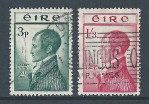 Ireland #149-50 Used Robert Emmet Execution Anniv.