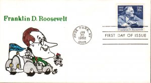 #1950 Franklin D. Roosevelt Ellis FDC