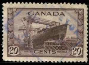 260 Canada 20c Corvette, used 