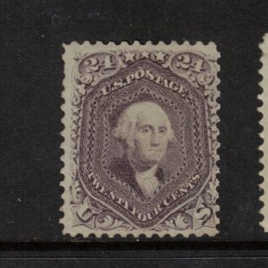 USA #78a Mint Fine Artfully Regummed And Reperfed At Right **With Certificate** 