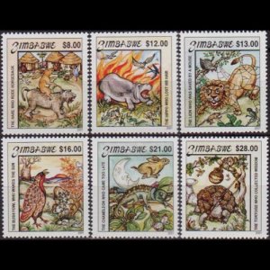 ZIMBABWE 2001 - Scott# 885-90 Folklore Set of 6 NH