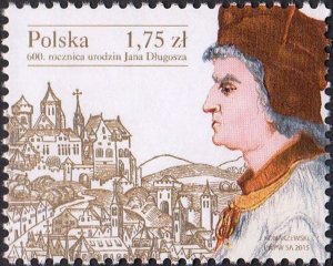 Poland 2015 MNH Stamps Scott 4203 Medieval Historian Jan Dlugosz Literature