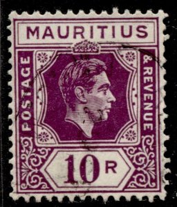 Mauritius #222 KGVI Used CV$48.00