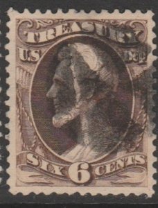 U.S. Scott #O110 Lincoln - Treasury Dept. - Official Stamp - Used Single