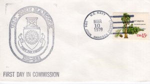 USS JOHN HANCOCK DD-981  - US NAVY  1979  FDC17594