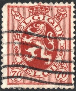 Belgium SC#209 70c Heraldic Lion (1930) Used