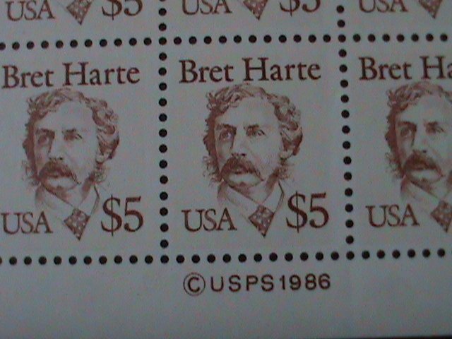 ​UNITED STATES-1989-SC#2196-BRER HARRE FULL SHEET OF 20 MNH-VF-LAST ONE