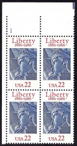 2224 Mint,OG,NH... Plate Block of 4... SCV $2.25