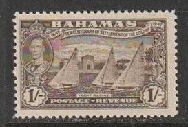 1948 Bahamas - Sc 142 - MNH VF - 1 single - Yacht racing