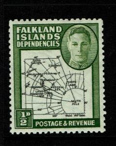 Falkland Islands SG# G1 MNH / Broken Arc Variety (See Notes) - S6040