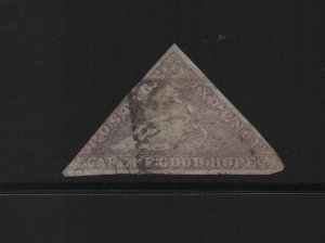 Cape of Good Hope 1855 SG7d? Anchor watermark - used