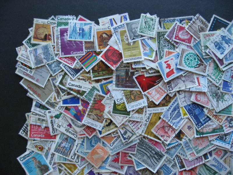 Canada 500 different used made up from collectors duplicates, check them out!