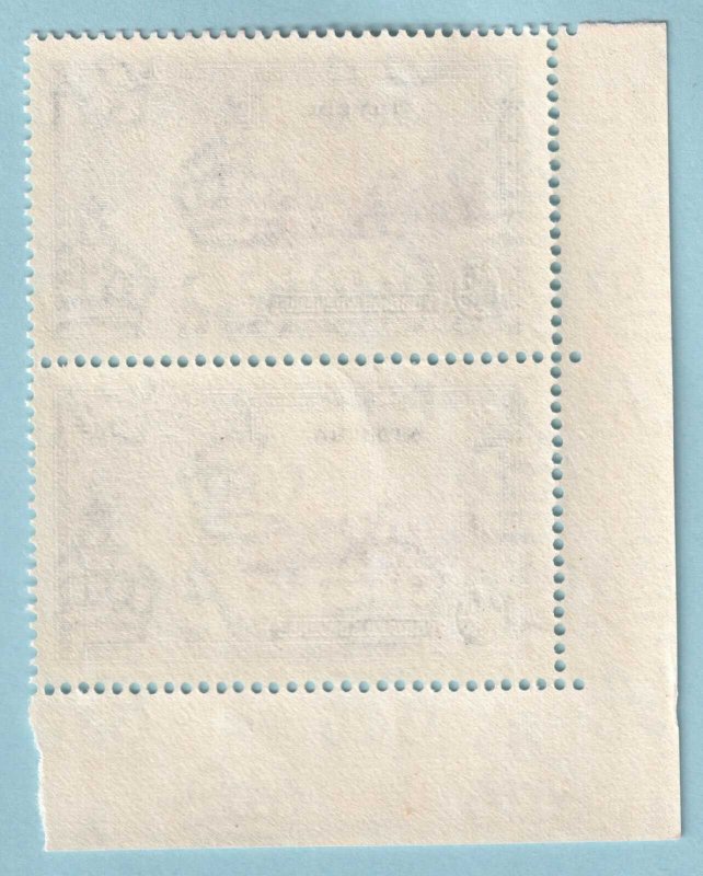 ST LUCIA 91  MINT NEVER HINGED OG ** PAIR - STOP AFTER ST LUCIA VARIETY - R440