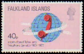 Falkland Islands #257-259 Mint Never Hinged Complete Set ( 4 ), 1977, Telepho...