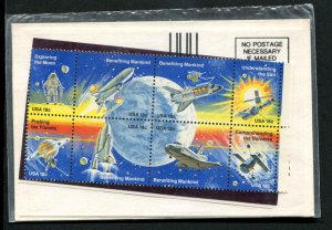 USA SC# 1919a Space Acheivments Souvenir Folder sealed PO Packaging MNH