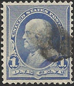 # 219 DULL BLUE USED BEN FRANKLIN SCV-0.75