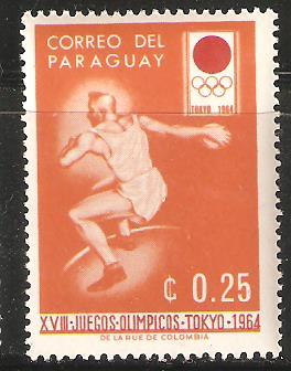 Paraguay MNH 1964 Olympics in Tokyo