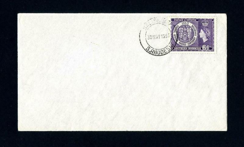 Southern Rhodesia # 79 FDC Uncacheted and Unaddressed Dated 5-30-1953