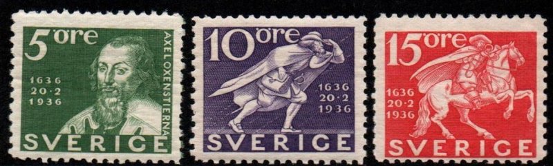 Sweden # 248 - 250 MNH F