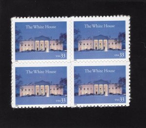 3445 The White House, MNH blk/4
