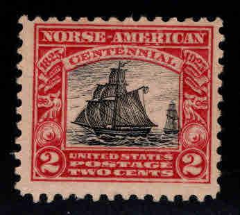 USA Scott 620 MHH**  Norse-American 2c stamp