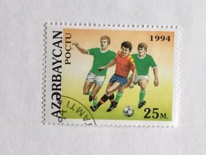 Azerbaijan – 1994 – Single “Sports/Soccer” Stamp – SC# 441 – CTO