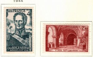 FRANCE Scott 4967-498 MH* stamps issued Nov. 20 1944