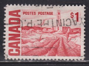 Canada 465b Edmonton Oil Field $1.00 1967