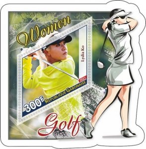 Stamps. Sports Golf  2021 year 6 sheets perforated Gabon