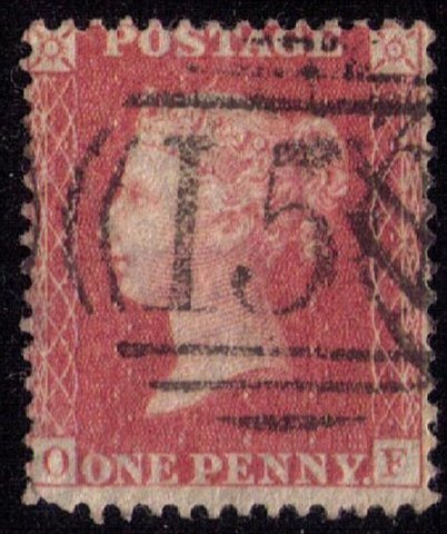 GREAT BRITAIN Scott #20 USED (WMK 20) F-VF