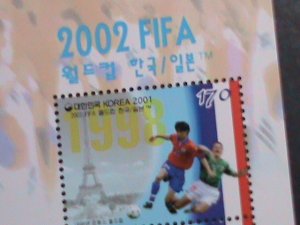 ​KOREA- 2002 FIFA-WORLD CUP SOCCER CHAMPIONSHIP MNH S/S WE SHIP TO WORLD WIDE