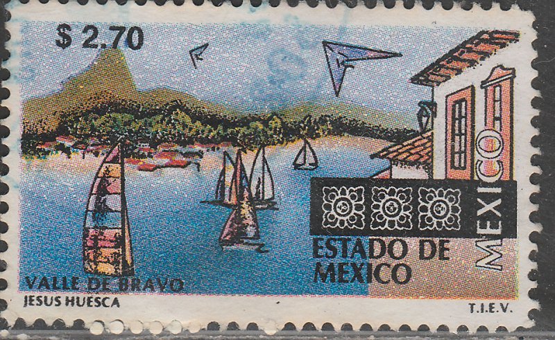 MEXICO 1966, $2.70 Tourism Mexico, Valle de Bravo. USED. F-VF. (1048)