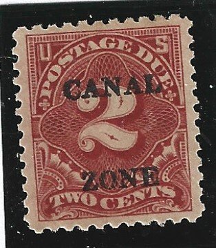 Canal Zone Scott #J19  Mint 2c Postage Due O/P 2019 CV $15.00