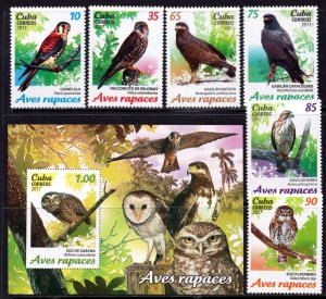 CUBA 2017 - Fauna - Birds - MNH Set + Souvenir Sheet