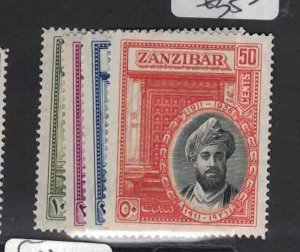 Zanzibar SG 323-6 MNH (9hay) 