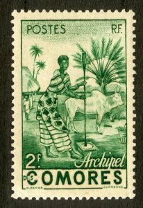 COMORO ISLANDS 33 MH BIN .75 CULTURE