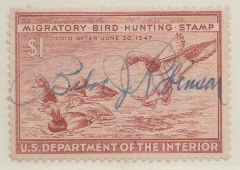 U.S. Scott #RW13 Duck Stamp - Used Single