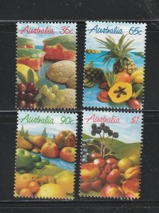 Australia 1015-1018 Set MNH Fruits (A)