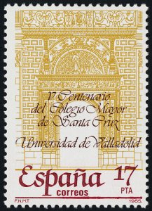 Spain 2400 MNH Santa Cruz College, Architecture